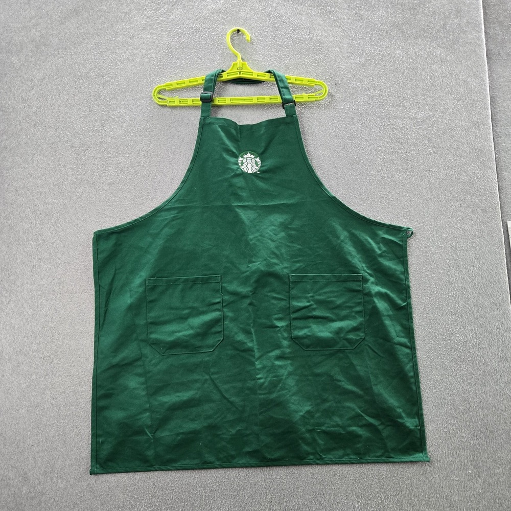 Starbucks Green Embroidered Apron Logo